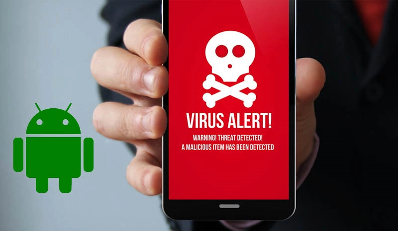 Giao diện quét virus trên ứng dụng bảo mật Android.